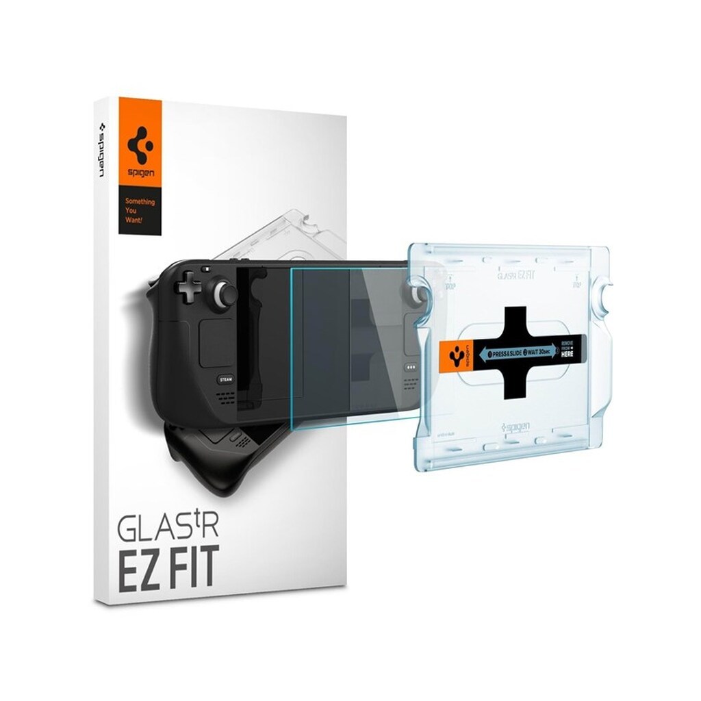 Spigen Glass tR EZ Fit 1 Pack - Steam Deck - Miscellaneous Tilbehør til spillekonsol - Steam Deck