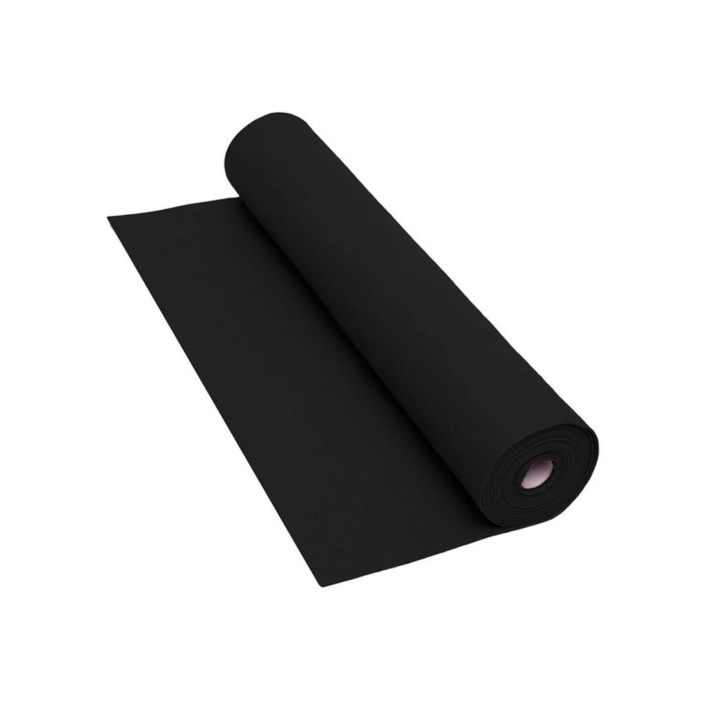 Colorations - Black Felt Roll - 160gsm 5m x 45cm