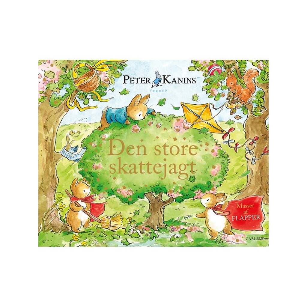 Peter Kanin - Den store skattejagt - Børnebog - Papbog