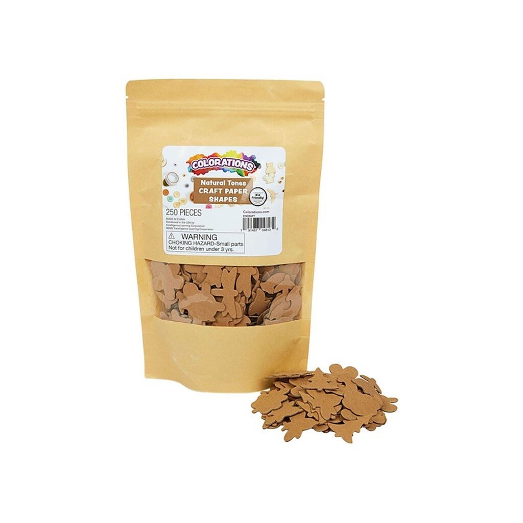 Colorations - Paper Paste Shapes Tones 250 pcs.