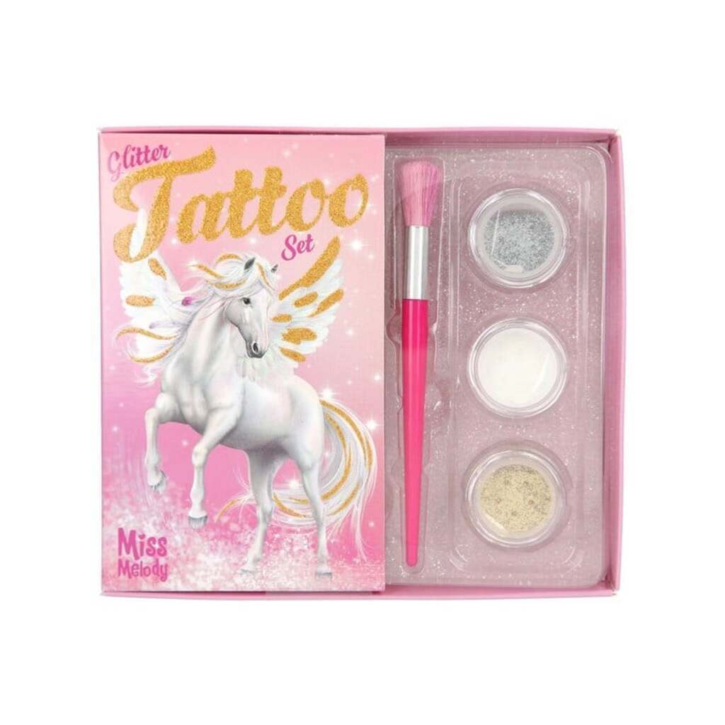 Miss Melody Glitter Tattoo Set