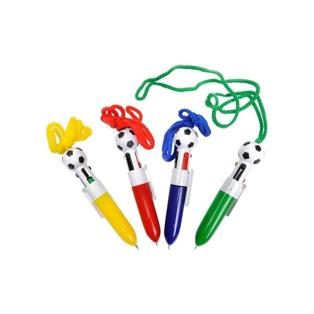 LG-Imports Flerfarvet kuglepen - Fodbold - Assorteret