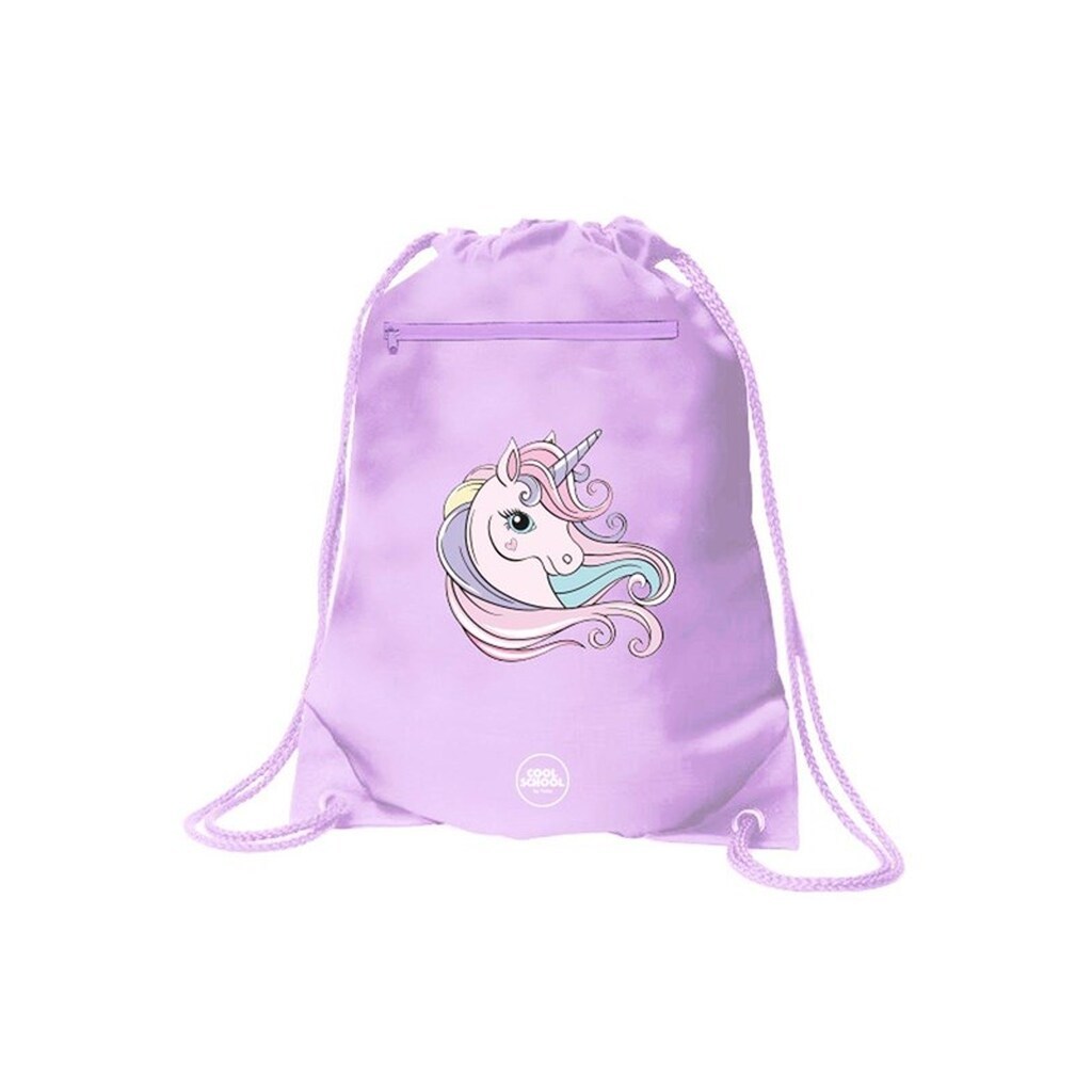 Tinka GYMBAG 34X45CM UNICORN LILLA  COOL SCHOOL
