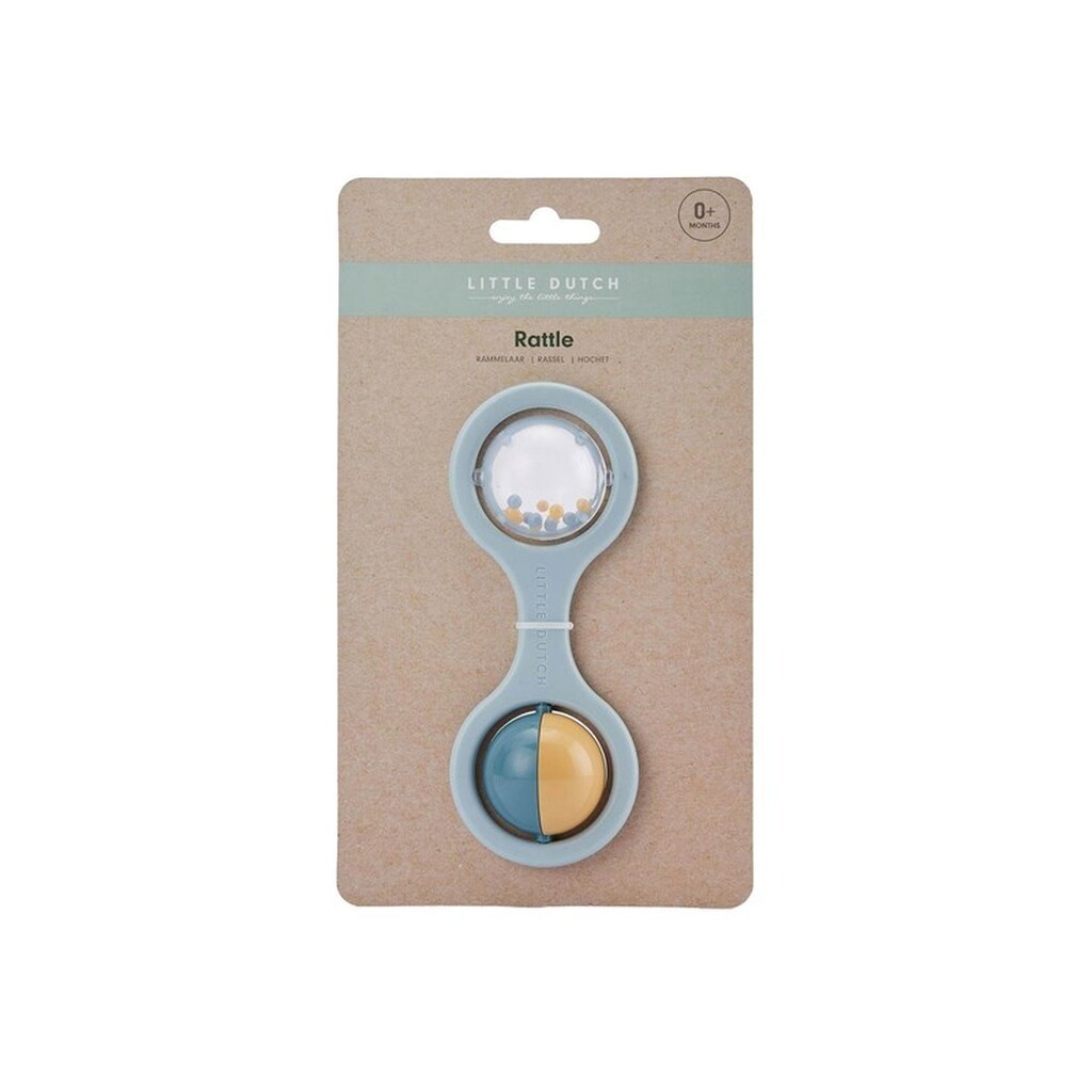 Little Dutch Ball Rattle Blue