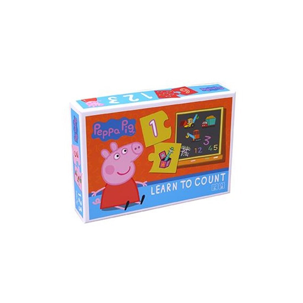 Barbo Toys Gurli Gris Lær at tælle mini puslespil