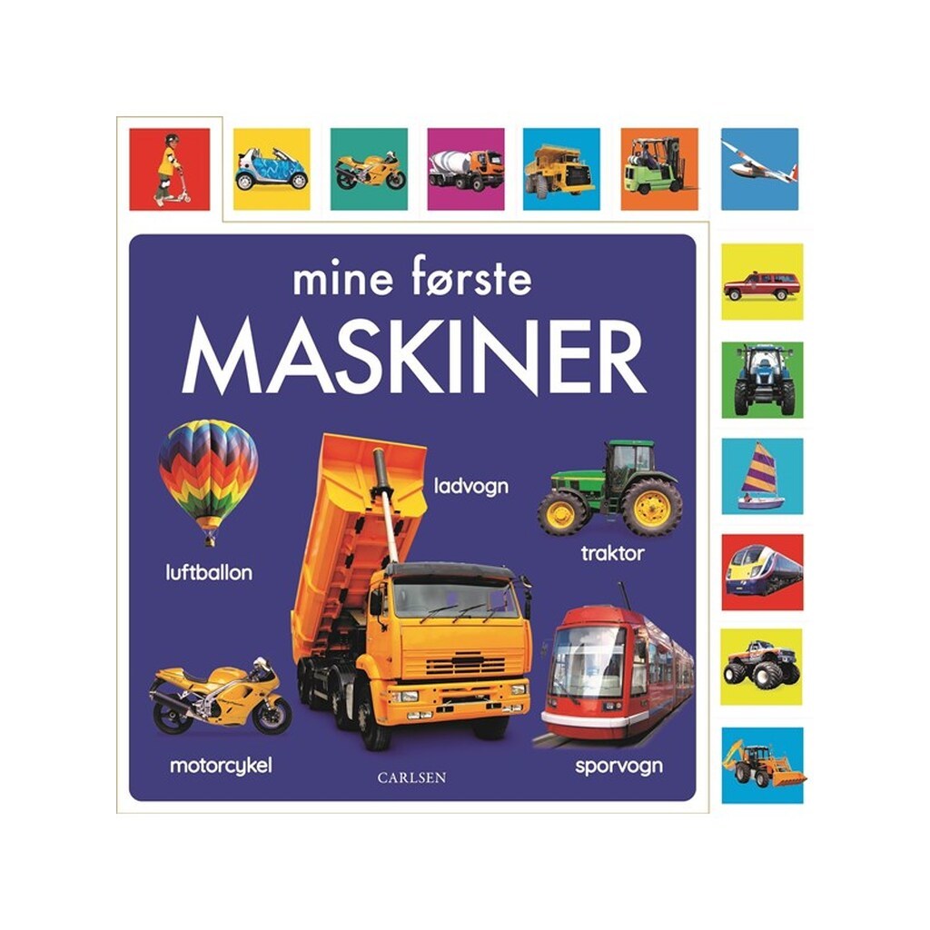 Mine første maskiner - Børnebog - Papbog