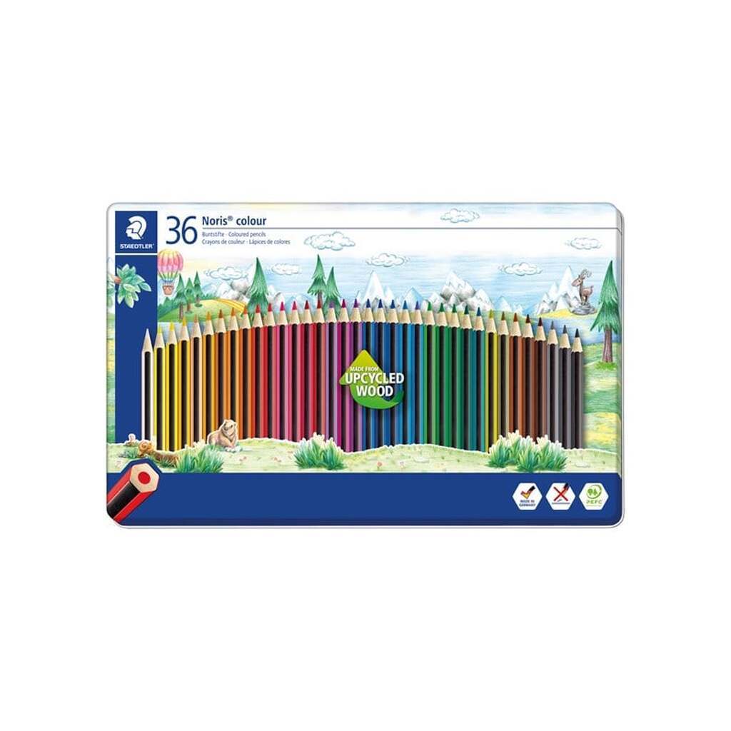 Staedtler Noris Color, 36 stk. ass. 100% PEFC
