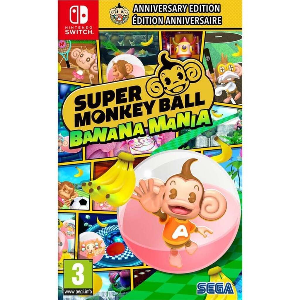 Super Monkey Ball: Banana Mania - Anniversary Edition (Code in a Box) - Nintendo Switch - Platformer