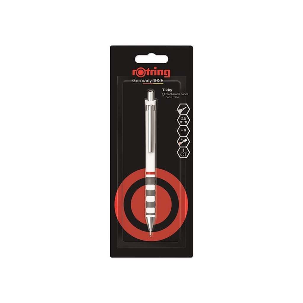 Rotring rOtring Tikky Mekanisk Blyant | HB Bly, 0,5 mm | Hvidt Skaft