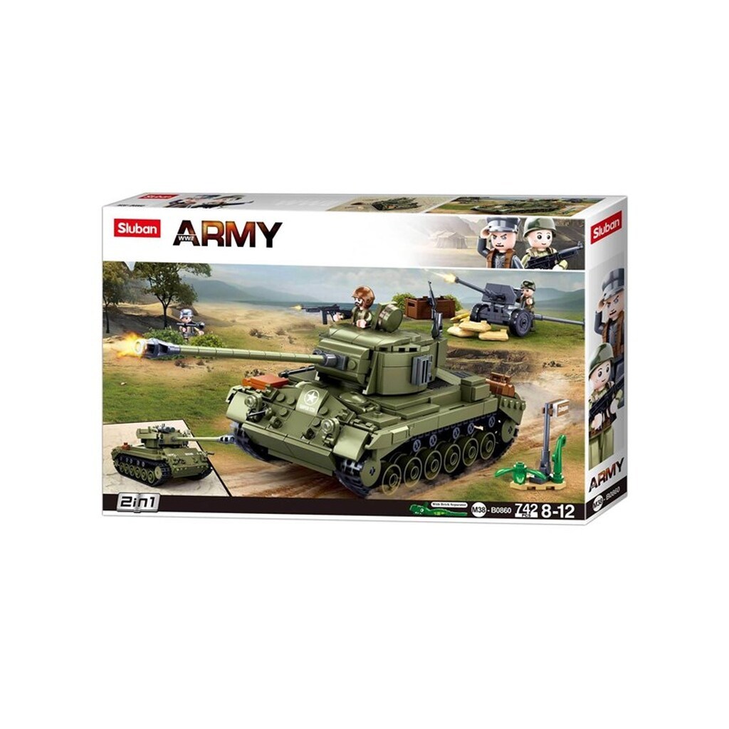 Sluban Army - Medium Tank Green