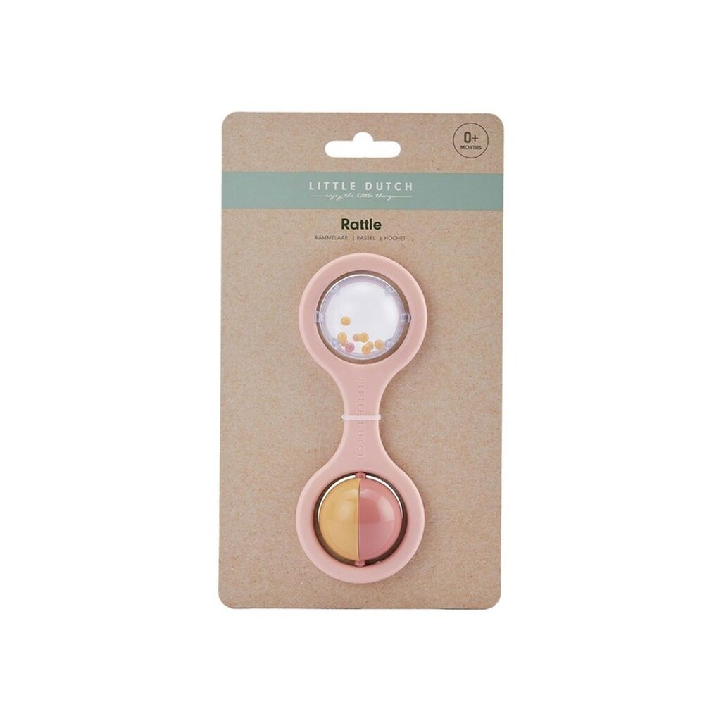 Little Dutch Ball Rattle Pink