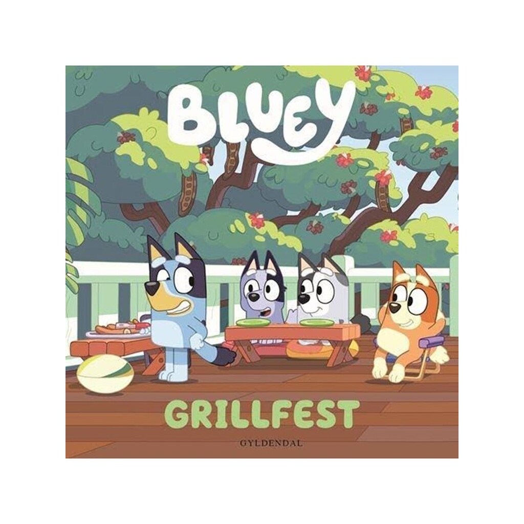 Bluey - Grillfest - Børnebog - Papbog
