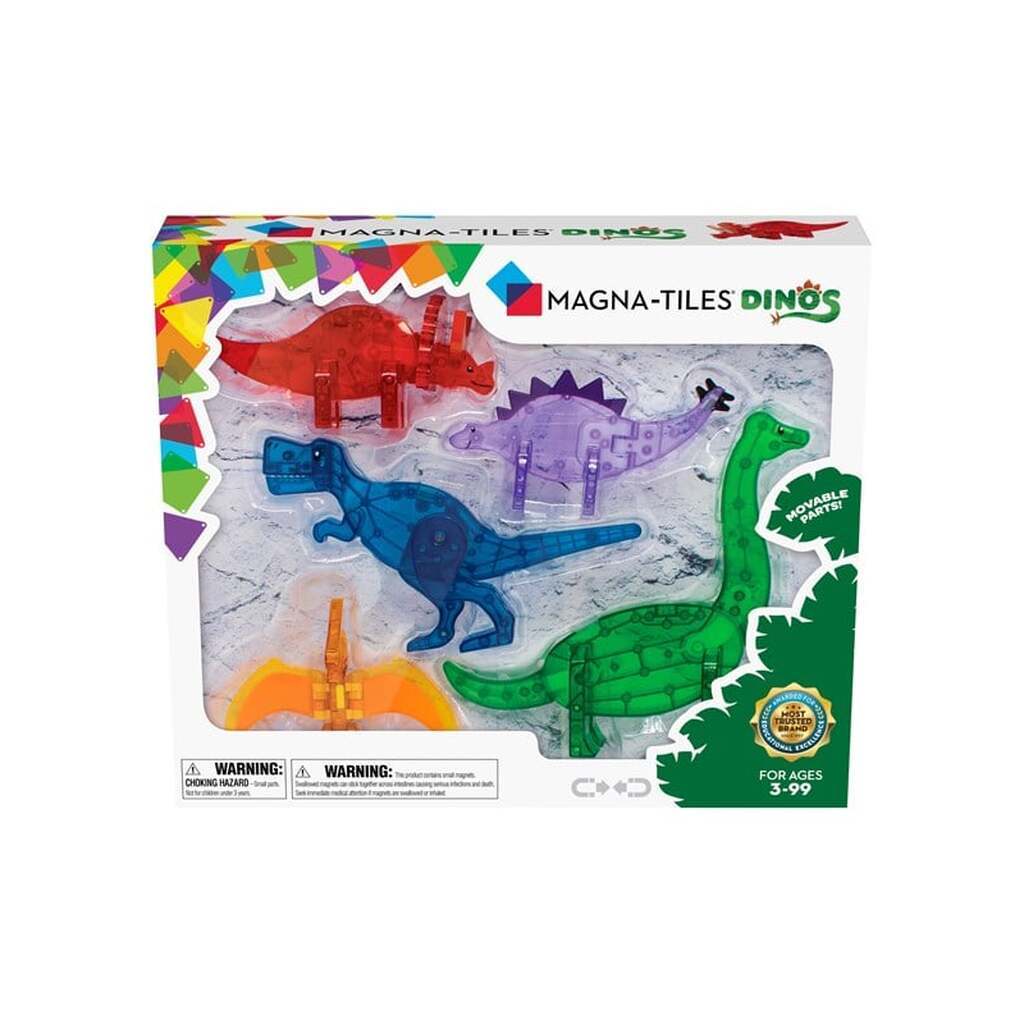 Magna-Tiles Dino figurer 5 stk