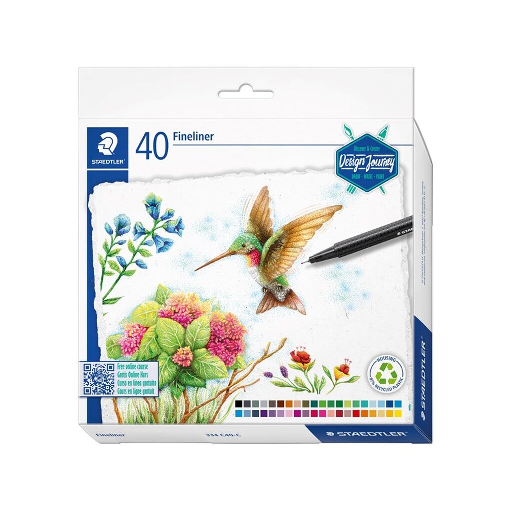 Staedtler TRIPLUS FINELINER rPP 40ASS.