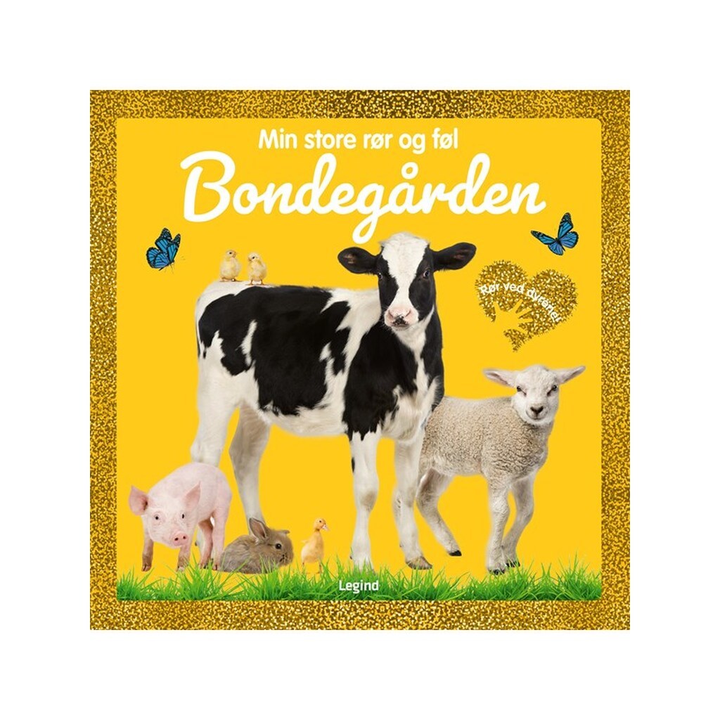 Min store rør og føl: Bondegården - Børnebog - Papbog