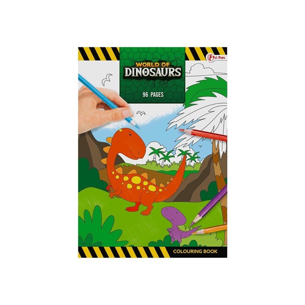 World of Dinosaurs Super Coloring Book