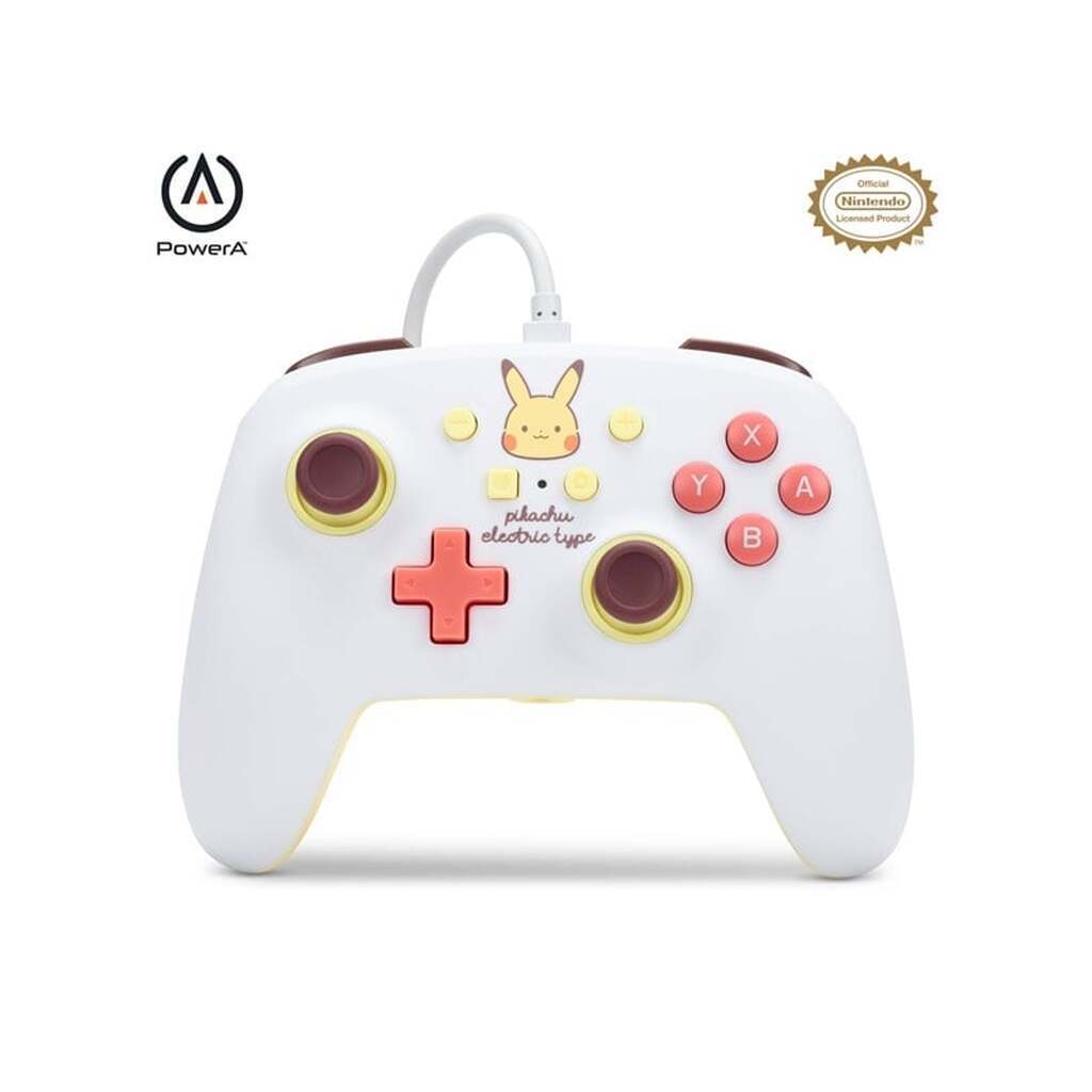 PowerA Enhanced kablet controller til Nintendo Switch - Pikachu Electric Type - Wired Controller - Nintendo Switch