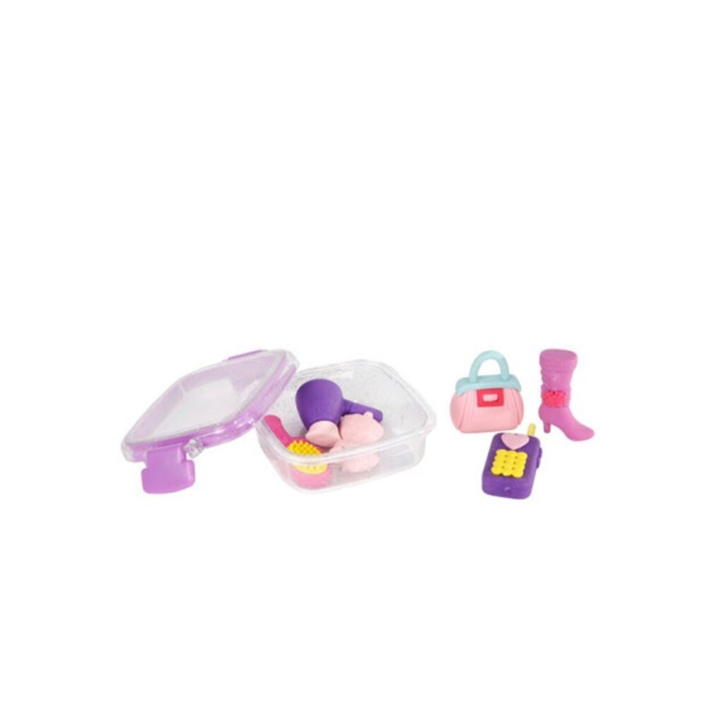 Pocket Money Glamor Girls Erasers 8-Pack 8cm