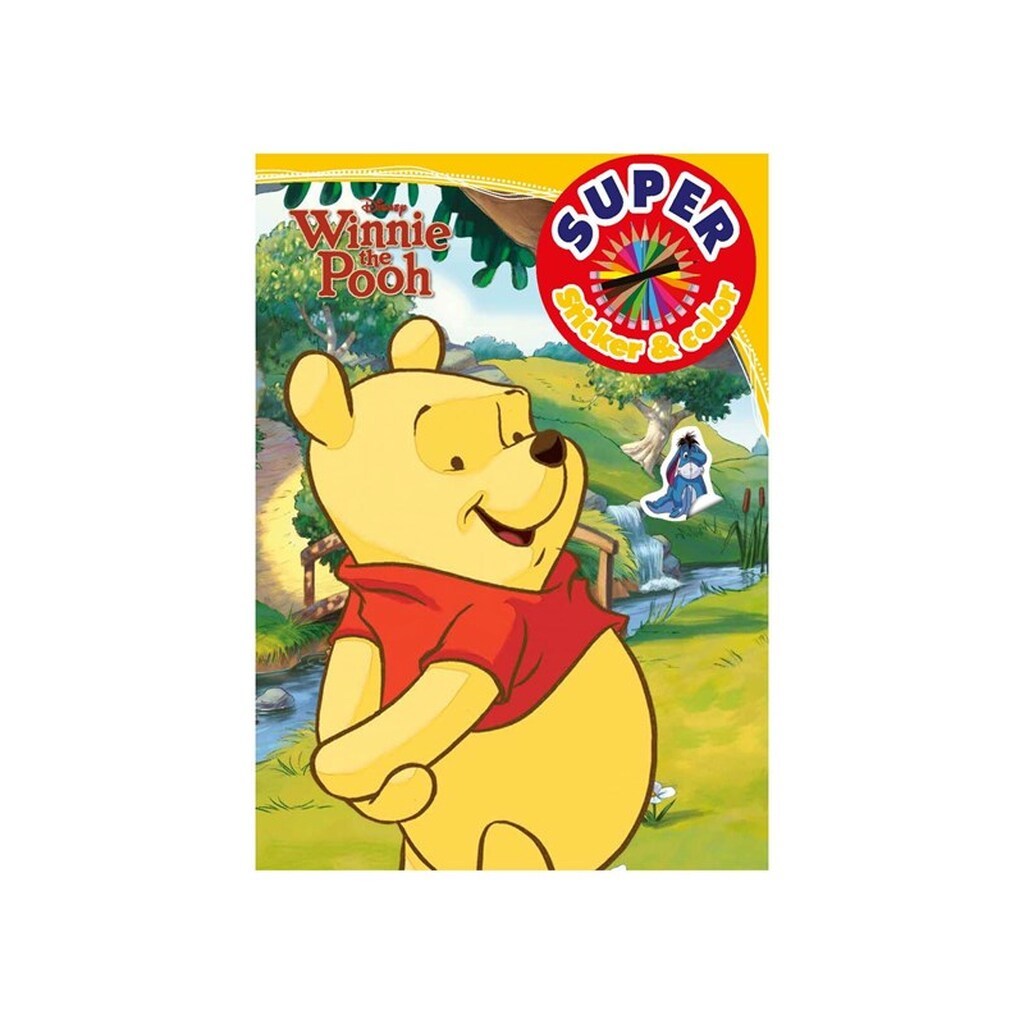 Boek Specials Nederland BV - Winnie the Pooh Super Sticker &amp; Color Coloring Book