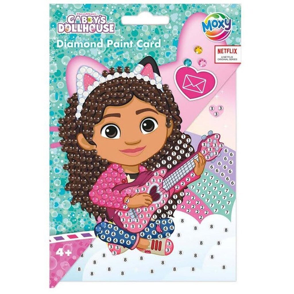 Hobby Mate GABBY´S DOLLHOUSE Diamond Painting kort