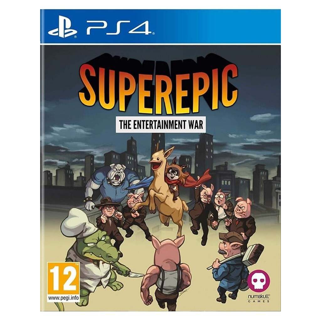 SuperEpic: The Entertainment War - Sony PlayStation 4 - Platformer