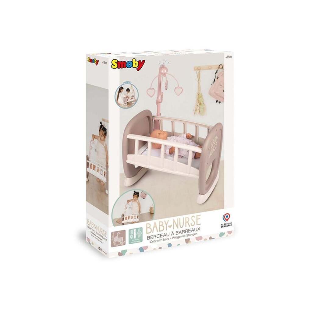 Smoby - Baby Nurse Swing Bed