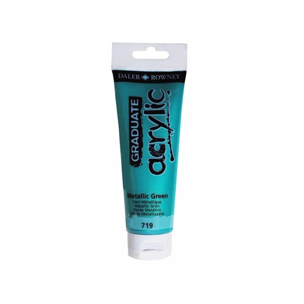 Daler-Rowney Graduate Acrylic 120 ml Metallic Green