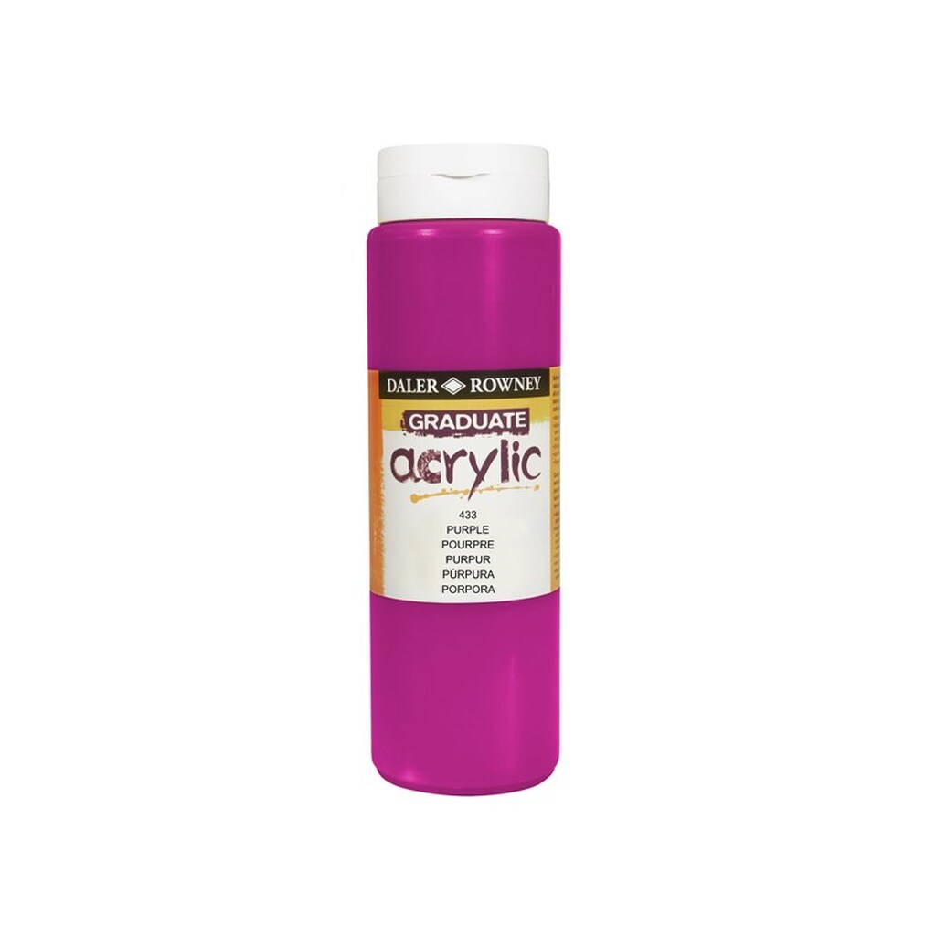 Daler-Rowney Graduate Acrylic 500 ml Purple