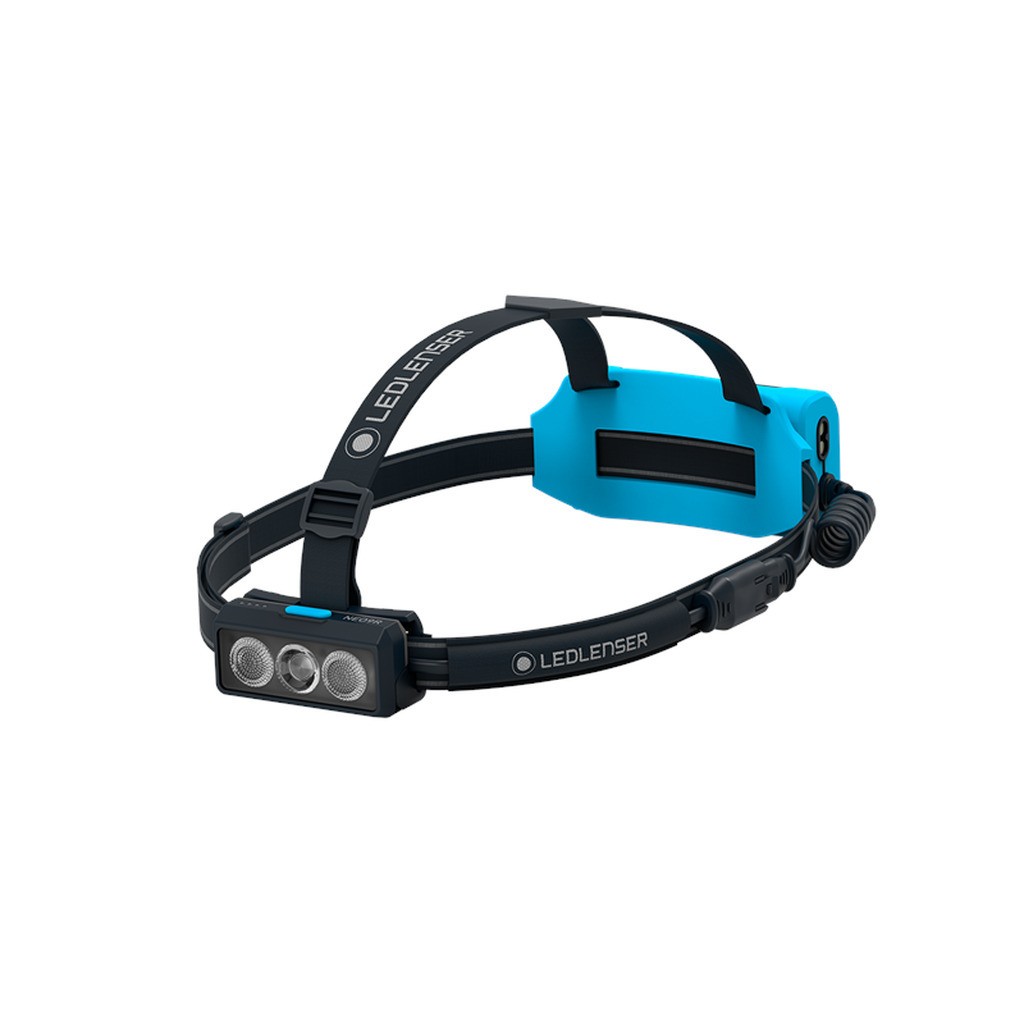 Ledlenser NEO9R pandelampe, 1200 lumen, Sort/blå