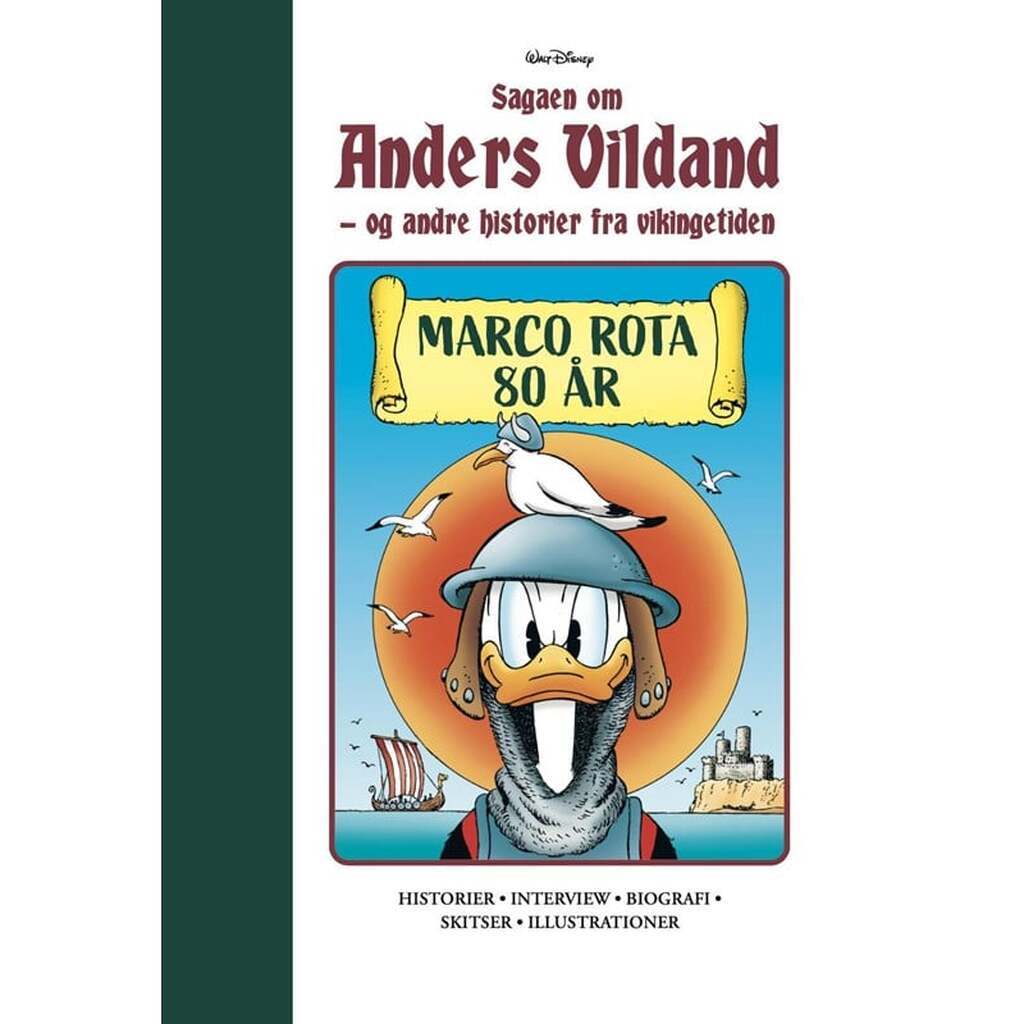 Marco Rota 80 år- Sagaen om Anders Vildand - Tegneserier - Hardback