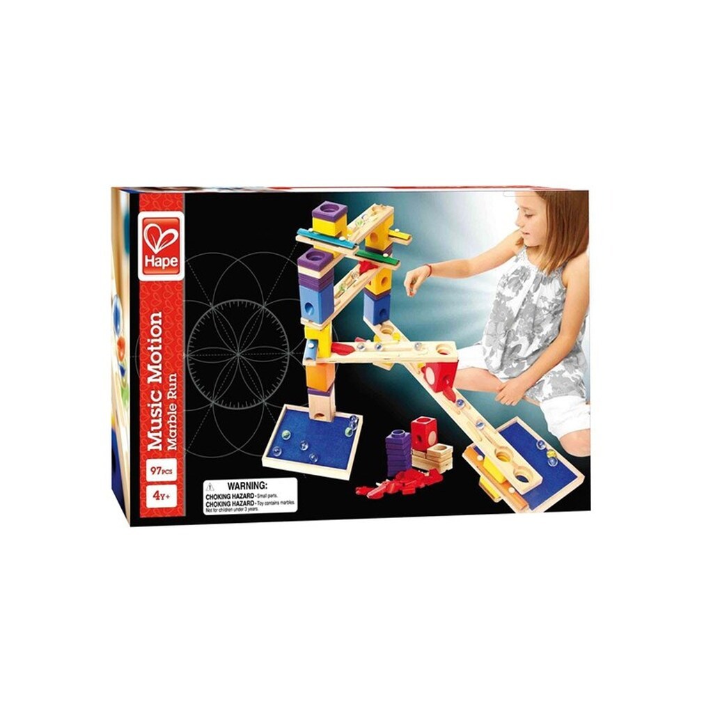Hape Quadrilla Wooden Marble Court Music Motion 97dlg.