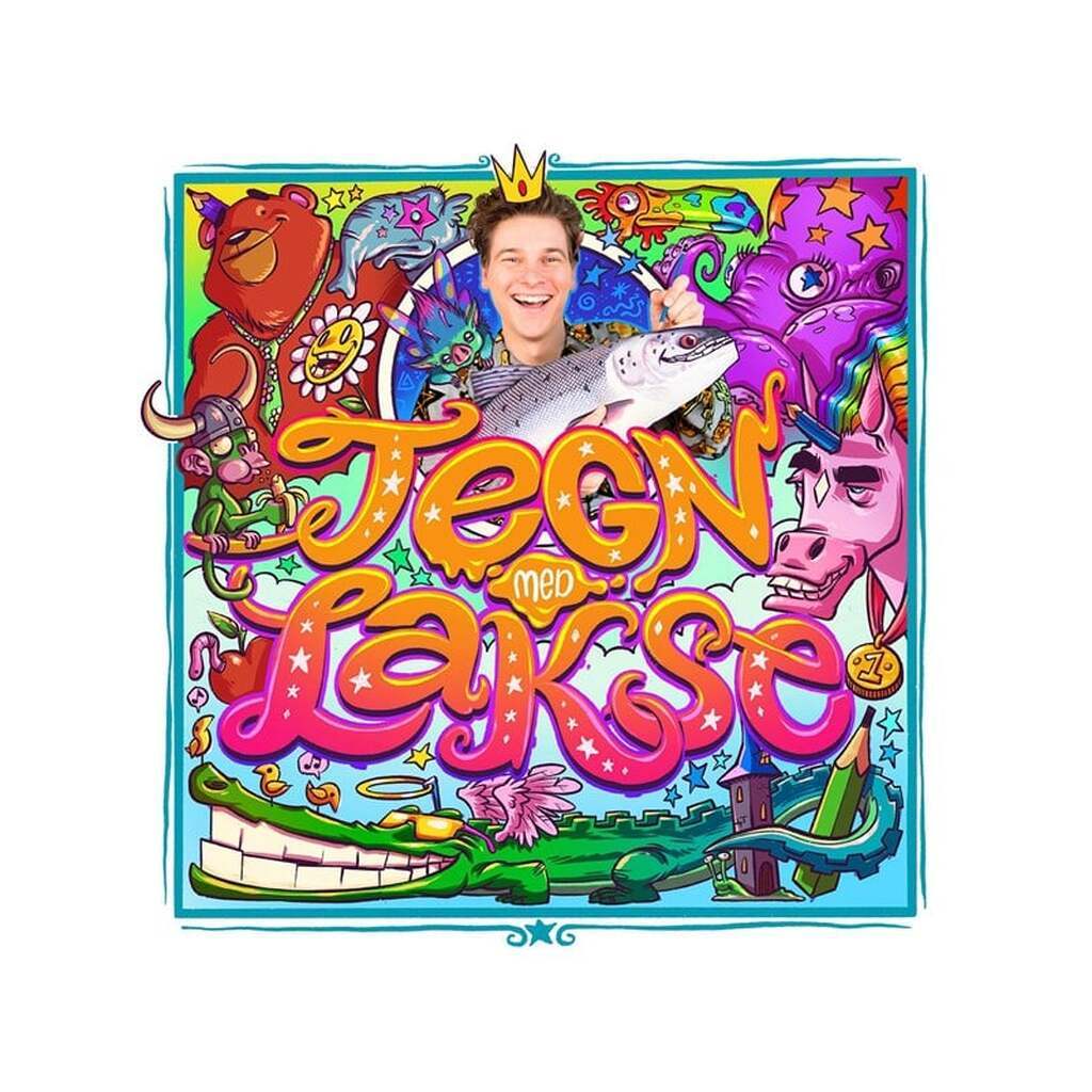 Tegn med Lakse - Børnebog - Hardcover