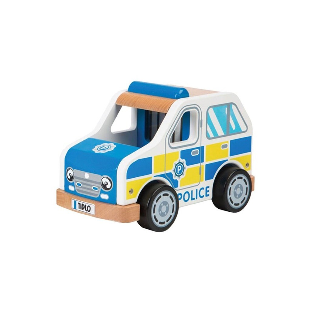 Tidlo Wooden Police Car