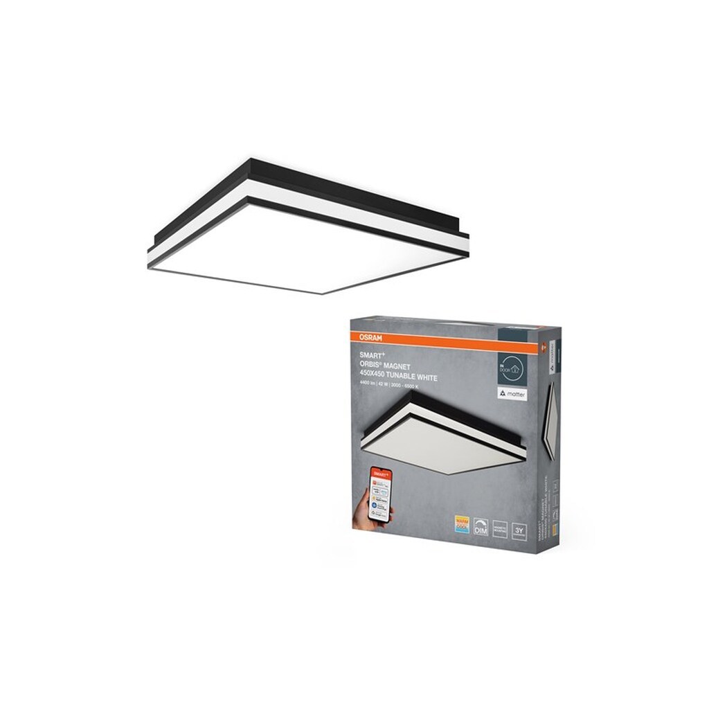 Osram SMART+ Orbis Magnet 4200lm 42W/827-865 450x450mm sort WiFi