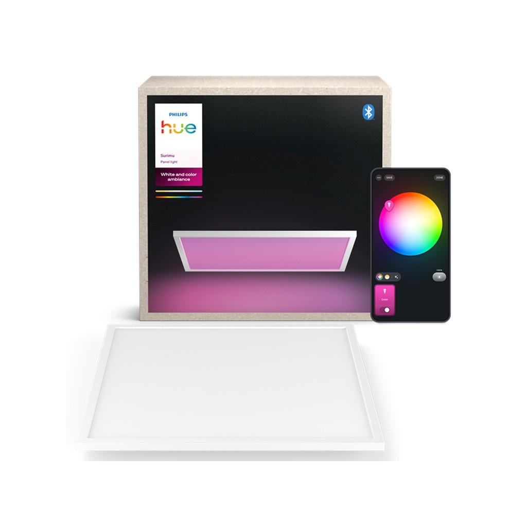 Philips Hue WCA Surimu Panel Rectangular 60 x 60 cm, 60W