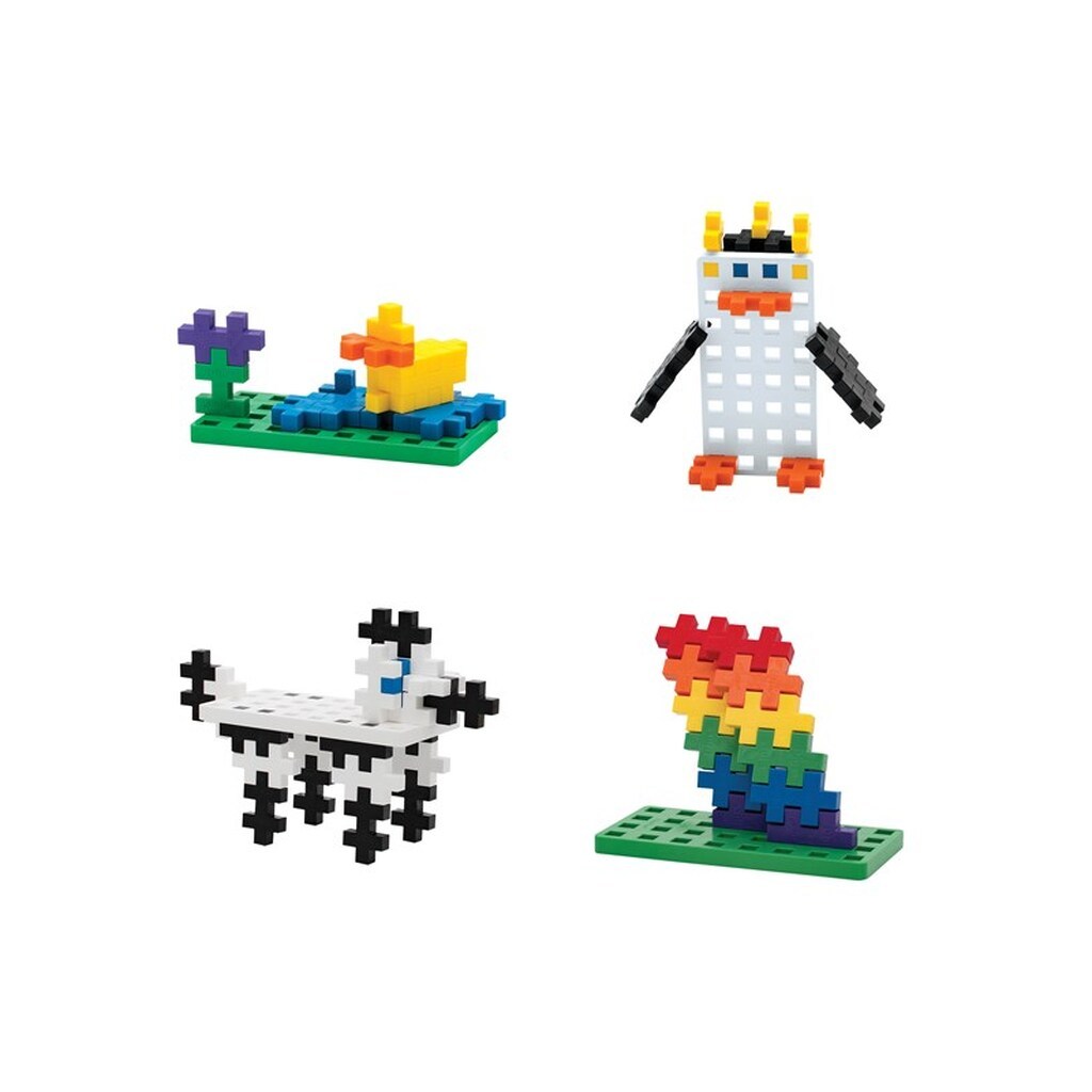 Plus-Plus BIG Baseplate / 2 pcs White/Green