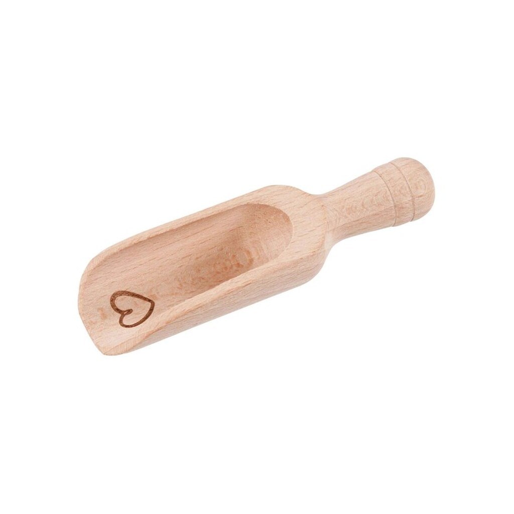 Goki Wooden Flour Scoop Heart Small 10cm