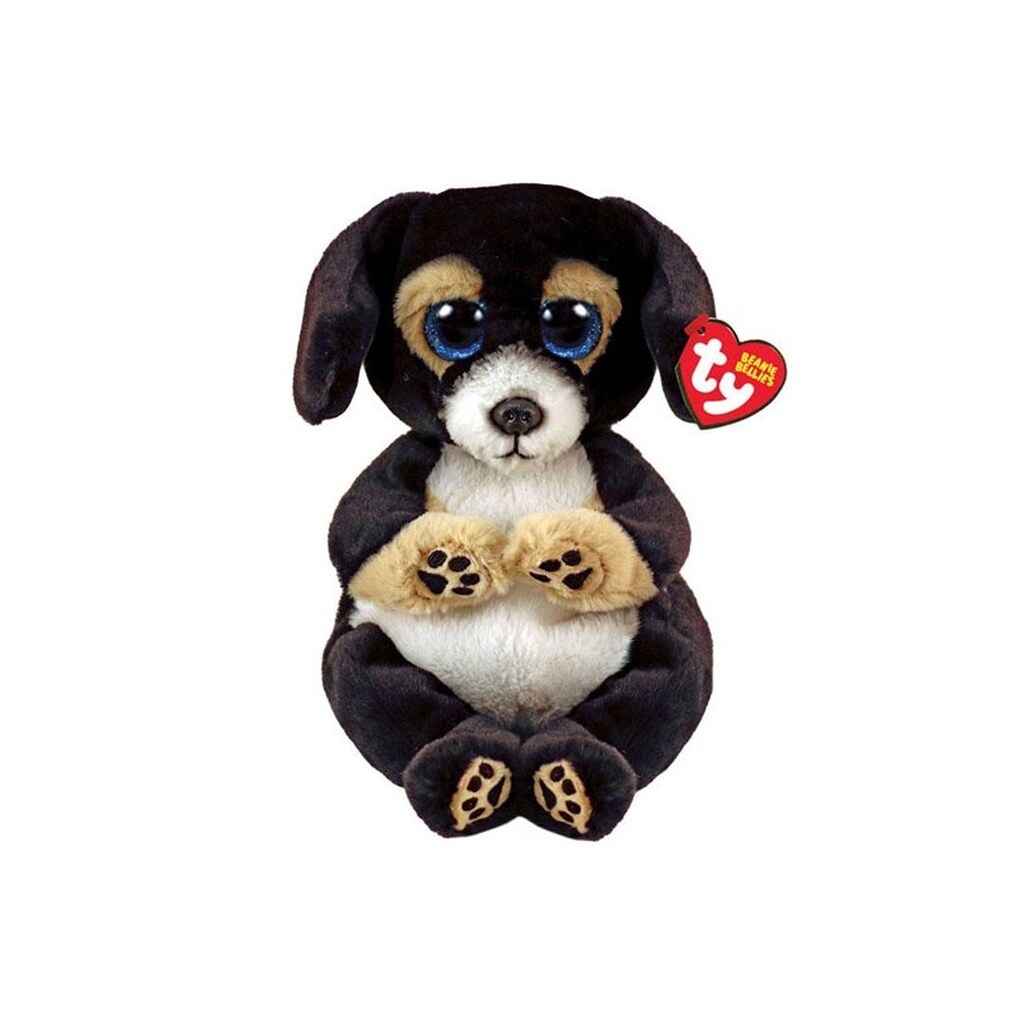 Ty Beanie Babies Bellies Ranger Black Dog 15cm