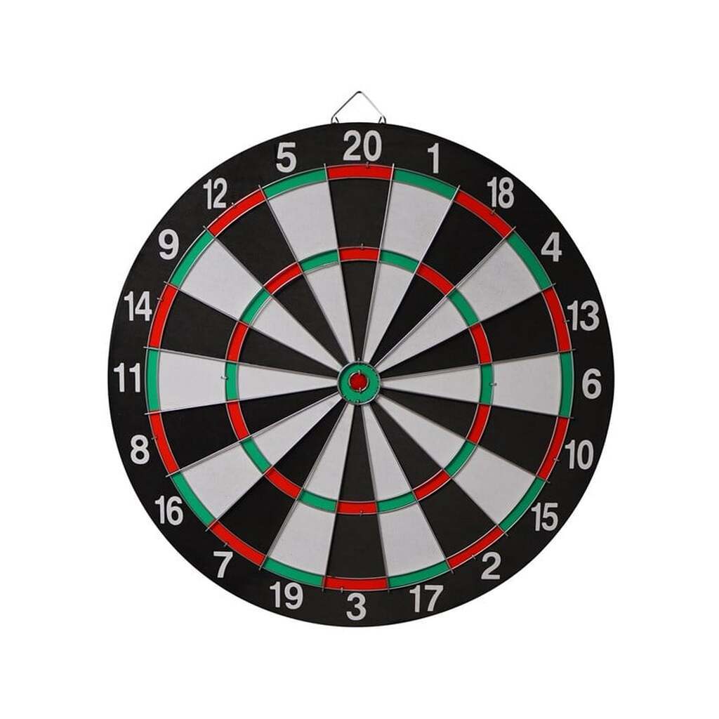Dartskive med 6 pile