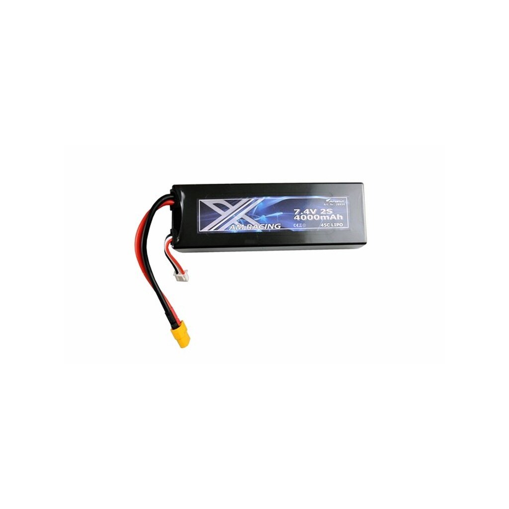Amewi LiPo battery 2S 7.4V 4000mAh 45C hard case XT60