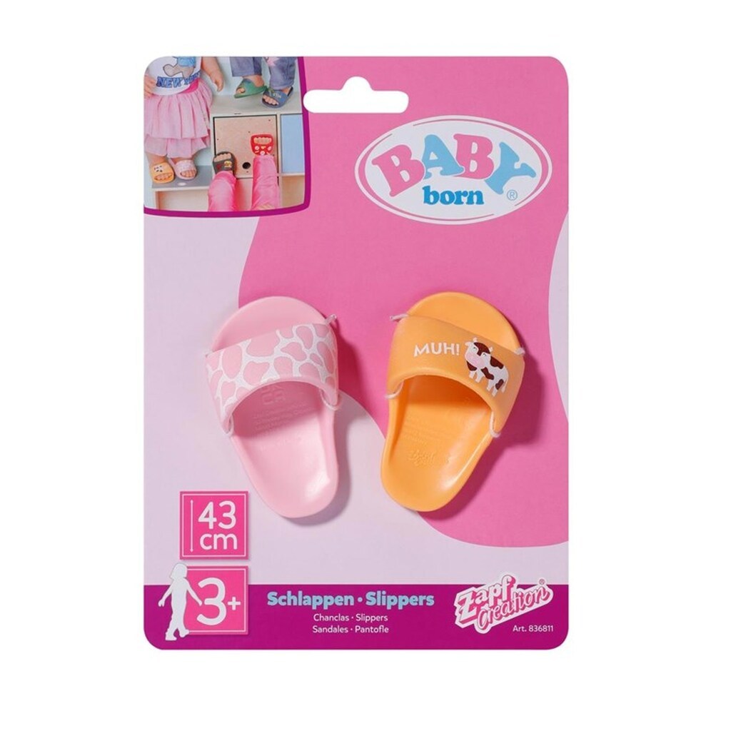 Baby Born Slippers 43cm assorted