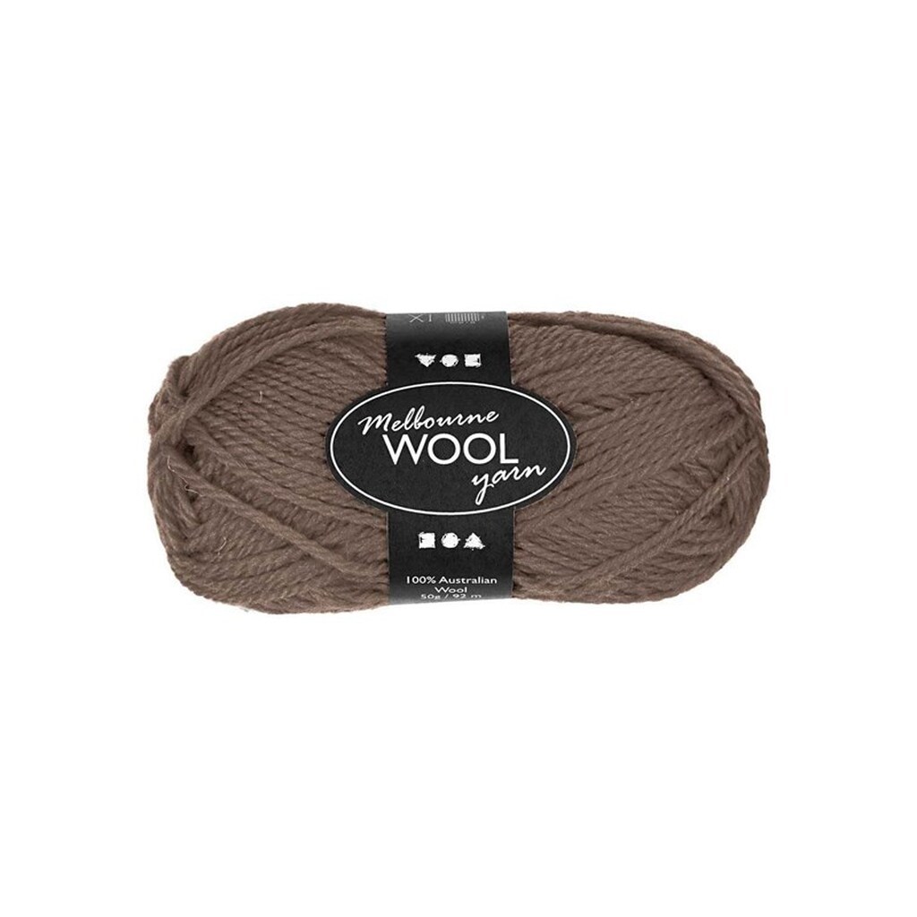 Creativ Company - Melbourne Yarn Gray Brown 92m