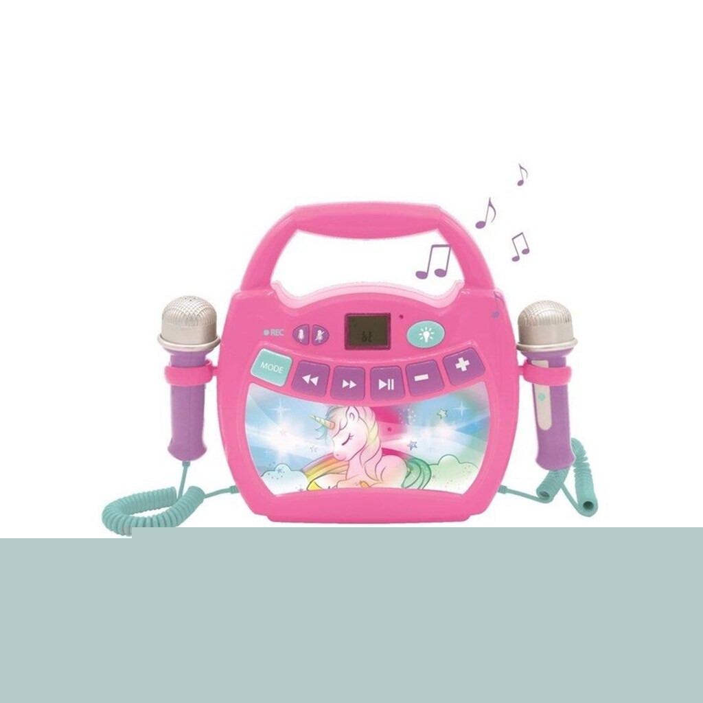 Lexibook My First Digital Player - Portable Karaoke for Kids - Unicorn - Pink