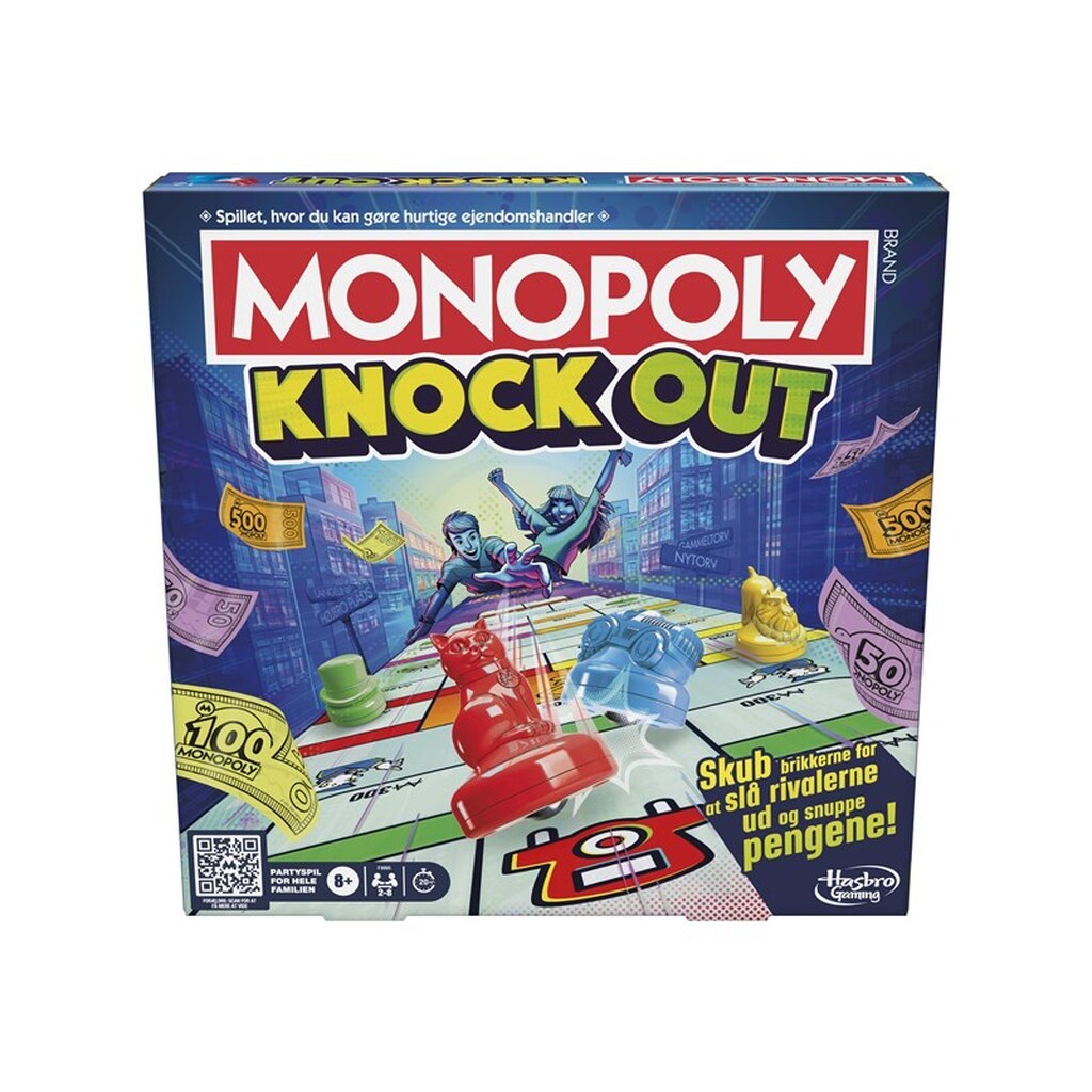 Hasbro Monopoly Knockout (Dansk)