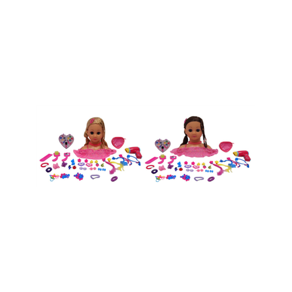 Happy Friend Make Up &amp; Hairstyling Head B/O 2ass.