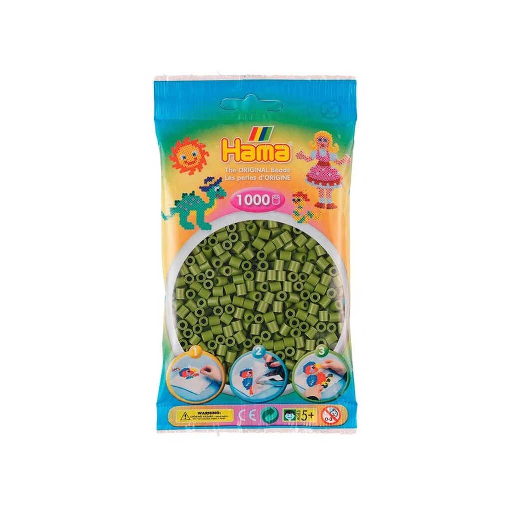 Hama Beads - Olive Green 1000pcs