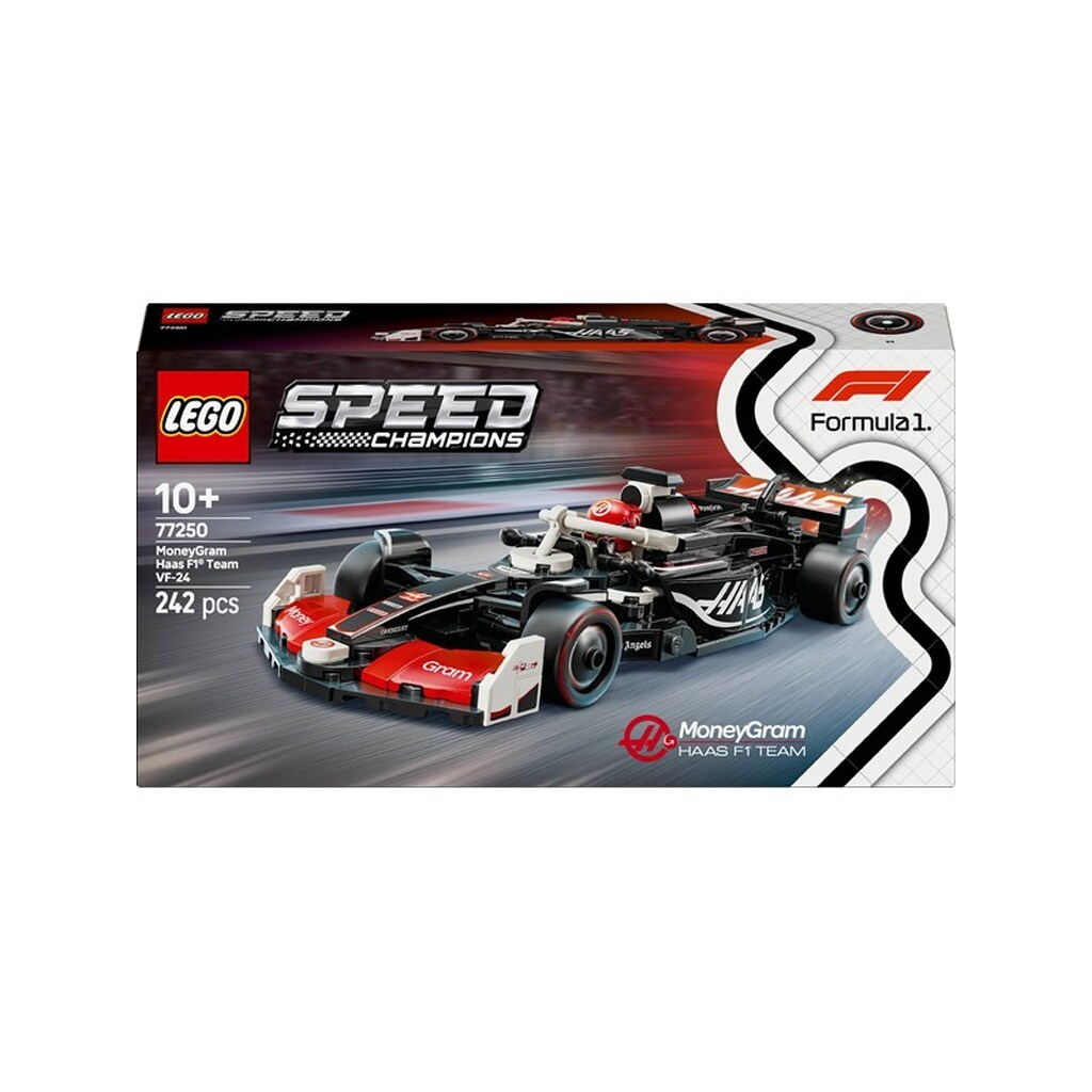 LEGO Speed Champions 77250 MoneyGram Haas F1® Team VF-24-racerbil