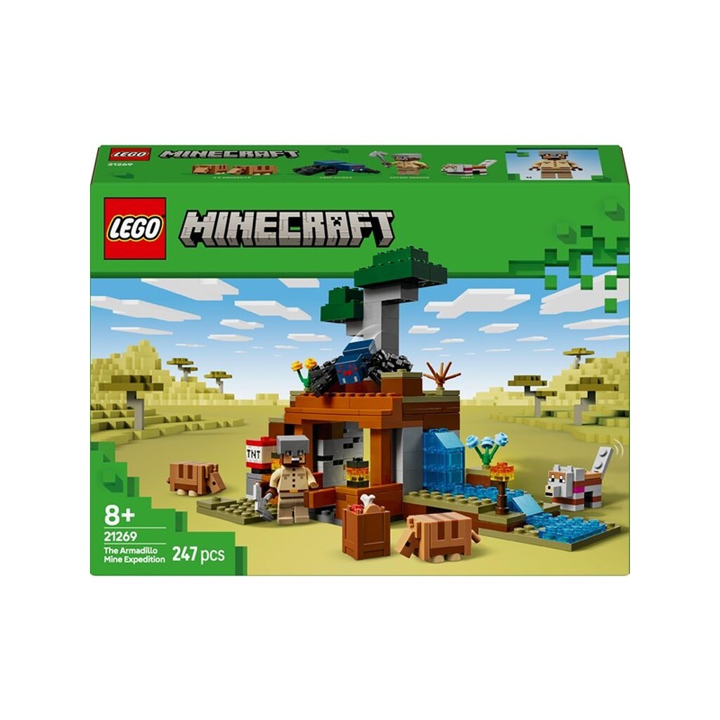 LEGO Minecraft 21269 Bæltedyrs-mineekspeditionen