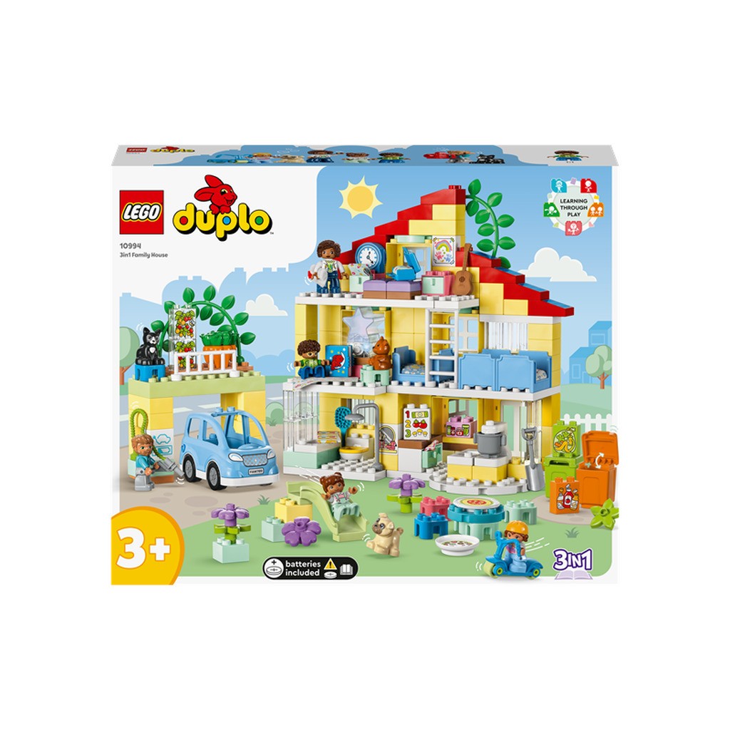 LEGO DUPLO 10994 3-i-1 familiehus