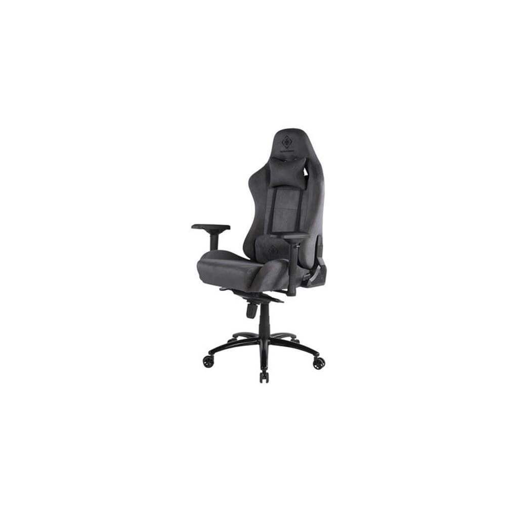 Deltaco GAMING DC440D Gaming chair Dark Grey Gamer Stol - Mørkeblå/Grå - Aluminium - Op til 130 kg